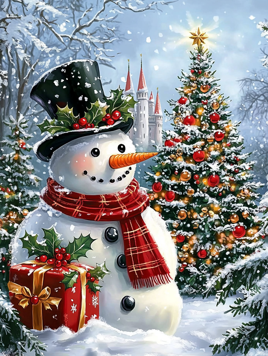Un sapin étincelant