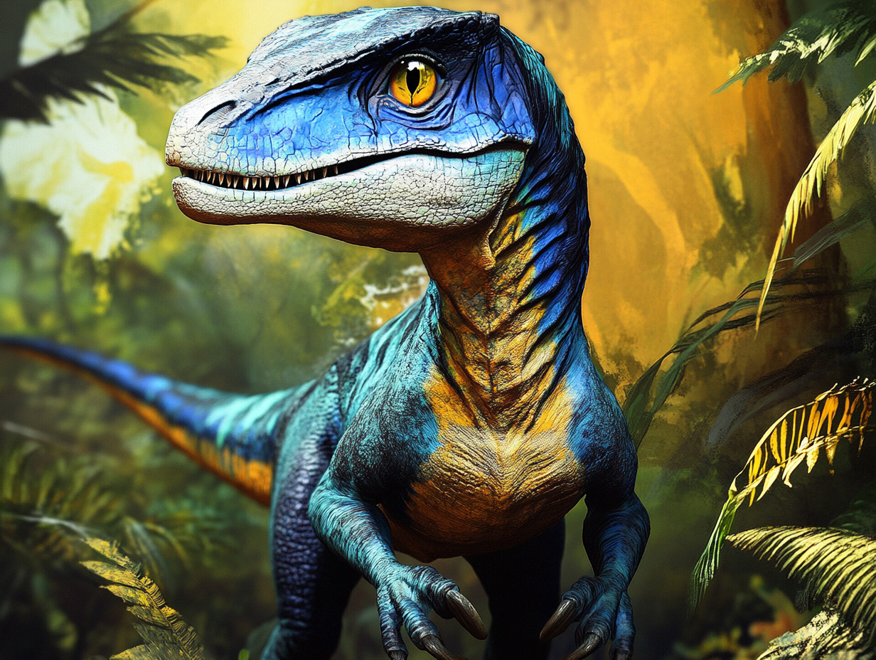 Le Vélociraptor en pleine exploration