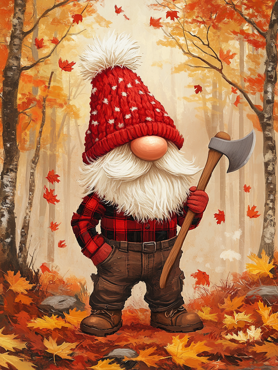 Le style typique du gnome canadien