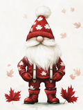 Gnome aux couleurs du Canada
