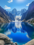 Pureté d'un lac glaciaire