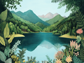 Spiegelbilder einer stillen Welt