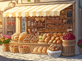 Frisches Brot und Gebäck