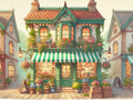 Magasin de village charmant