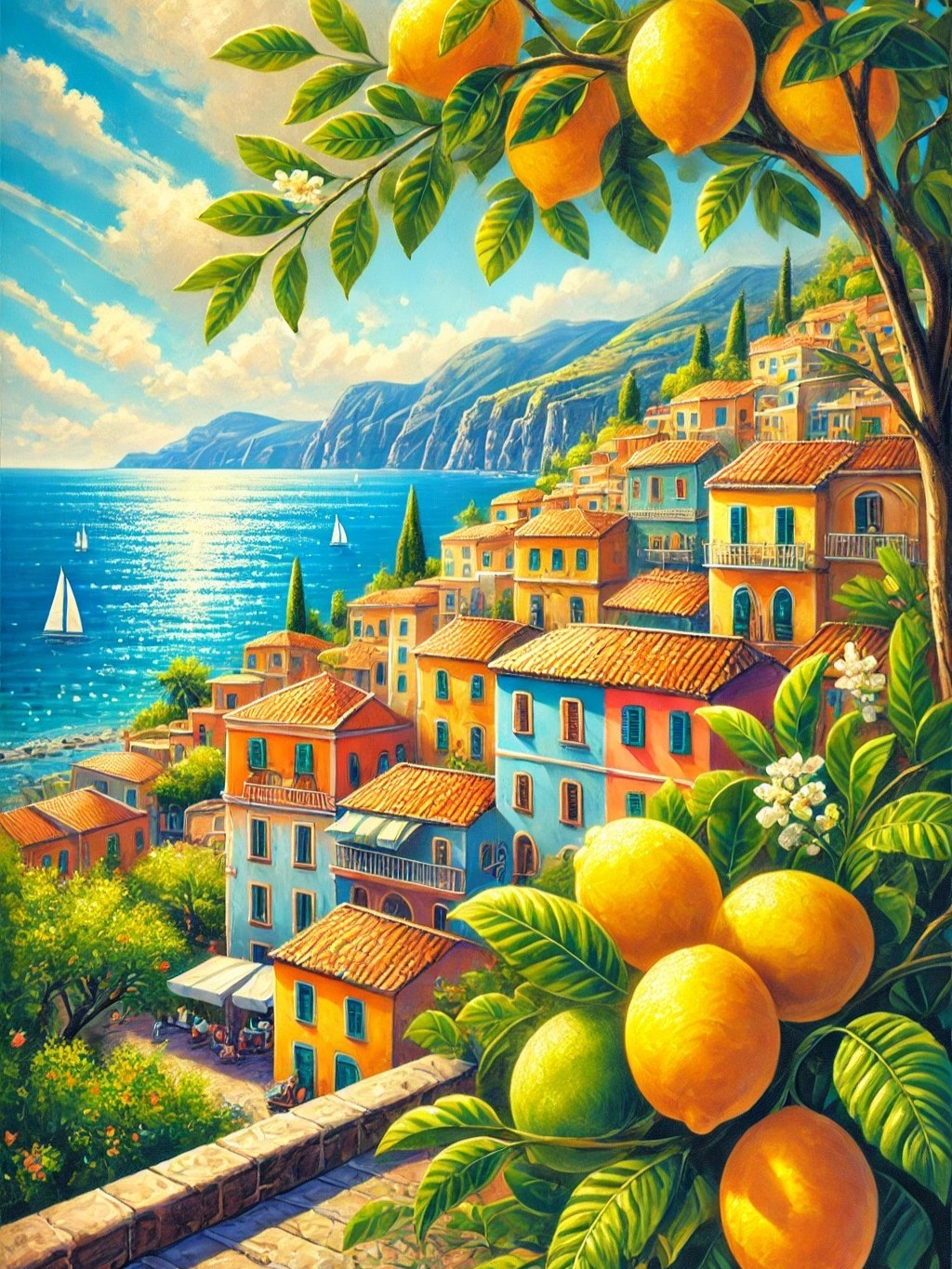 Soleil d’été sur la côte