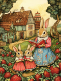 Un tableau vivant dans le royaume des lapins