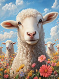 Le printemps vu par un mouton