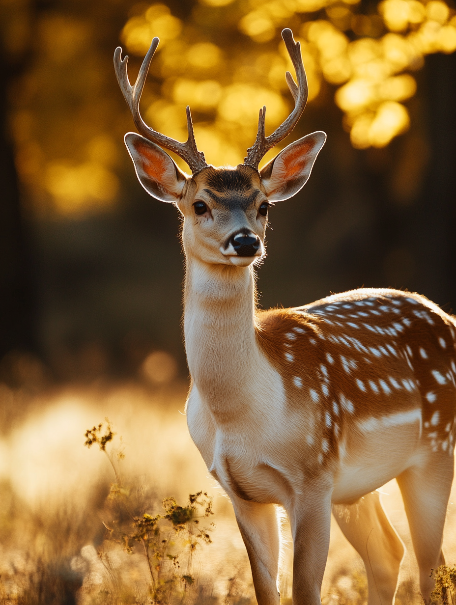 Cerf au regard captivant
