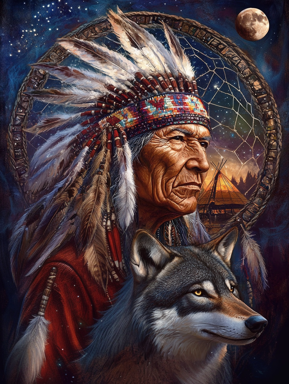 L'âme du chaman et la force du loup