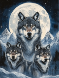 Die Einheit des Rudels gegenüber dem Mond