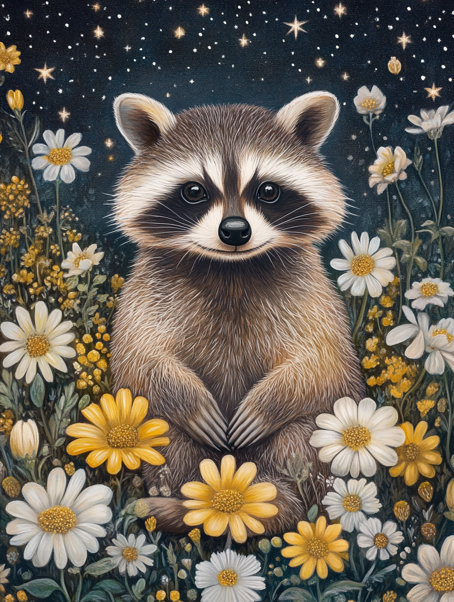 L'ami des marguerites sous les étoiles