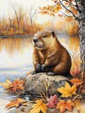 La marmotte des feuilles tombées