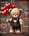 Zärtlicher und romantischer Teddybär