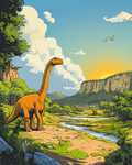 Sauropode im Sonnental