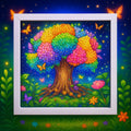 Regenbogenbaum – Mini-Bilderrahmen mit Ständer