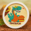 Dino Gourmand – Mini Cadre avec Pied Support