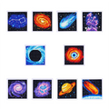 10er-Set Mini Diamond Painting – Galaktische Erkundung