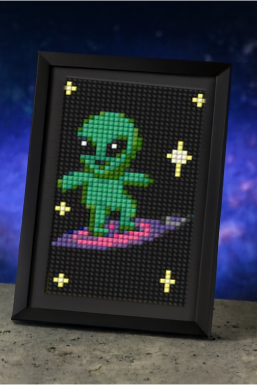 8er-Set Mini Diamond Painting – Universum und Außerirdische