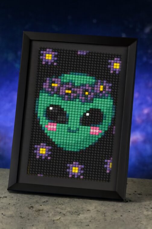 8er-Set Mini Diamond Painting – Universum und Außerirdische
