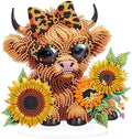 The Sunflower Field Cow – Decorative Standing Item