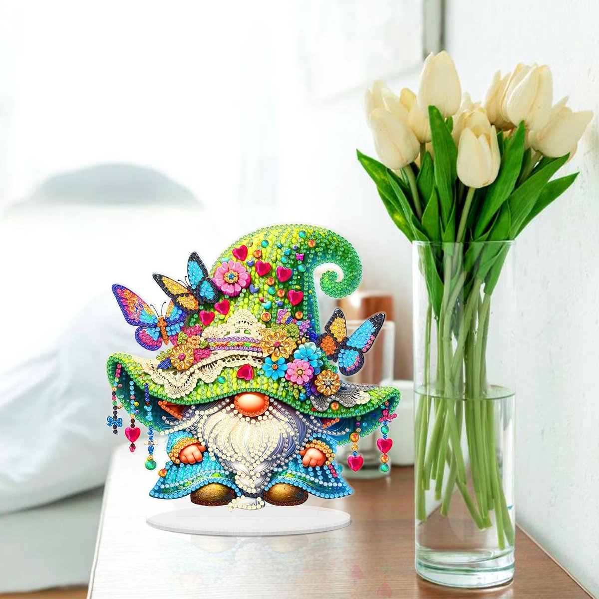 Le lutin des papillons – Objet Décoratif sur Pied
