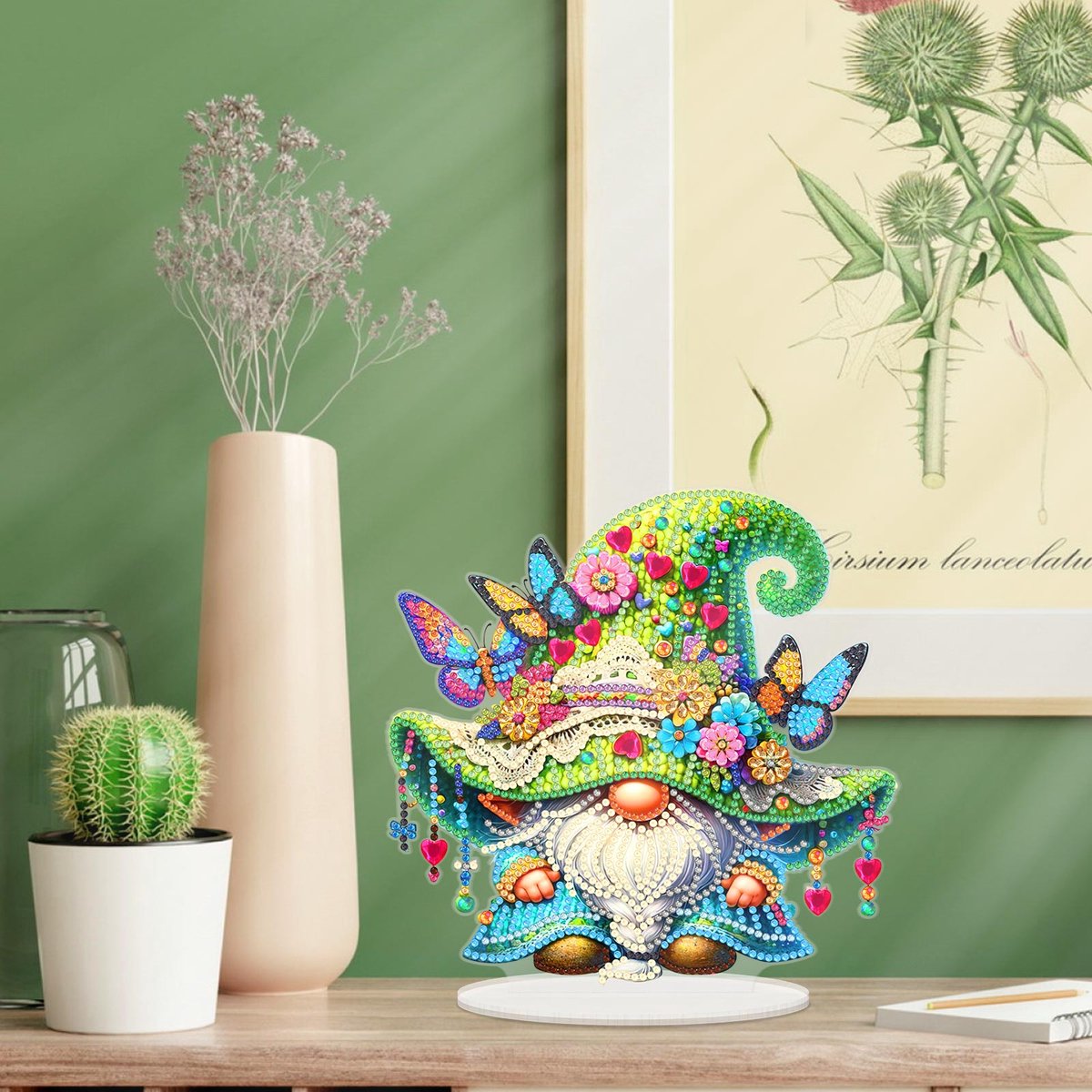 Le lutin des papillons – Objet Décoratif sur Pied
