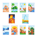 10er-Set Mini Diamond Painting – Weltwunder