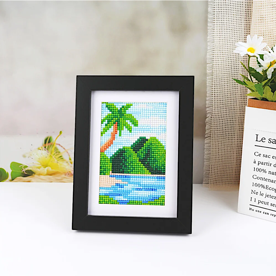 Lot de 10 Mini Diamond Painting – Les merveilles du monde