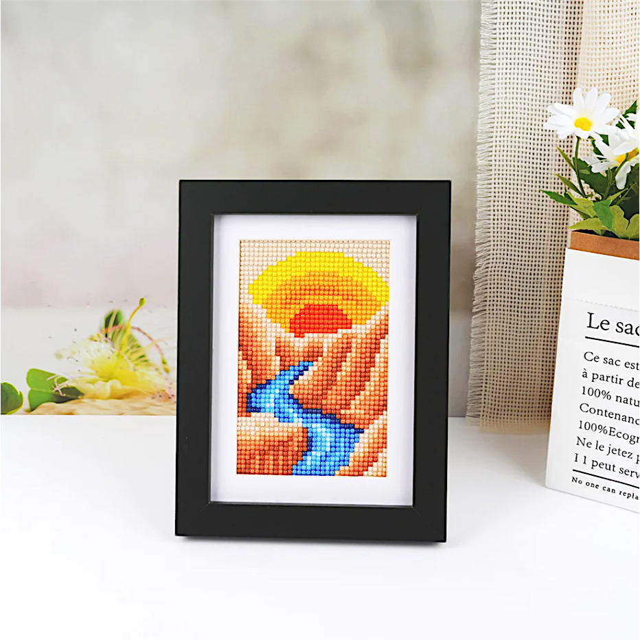 Lot de 10 Mini Diamond Painting – Les merveilles du monde