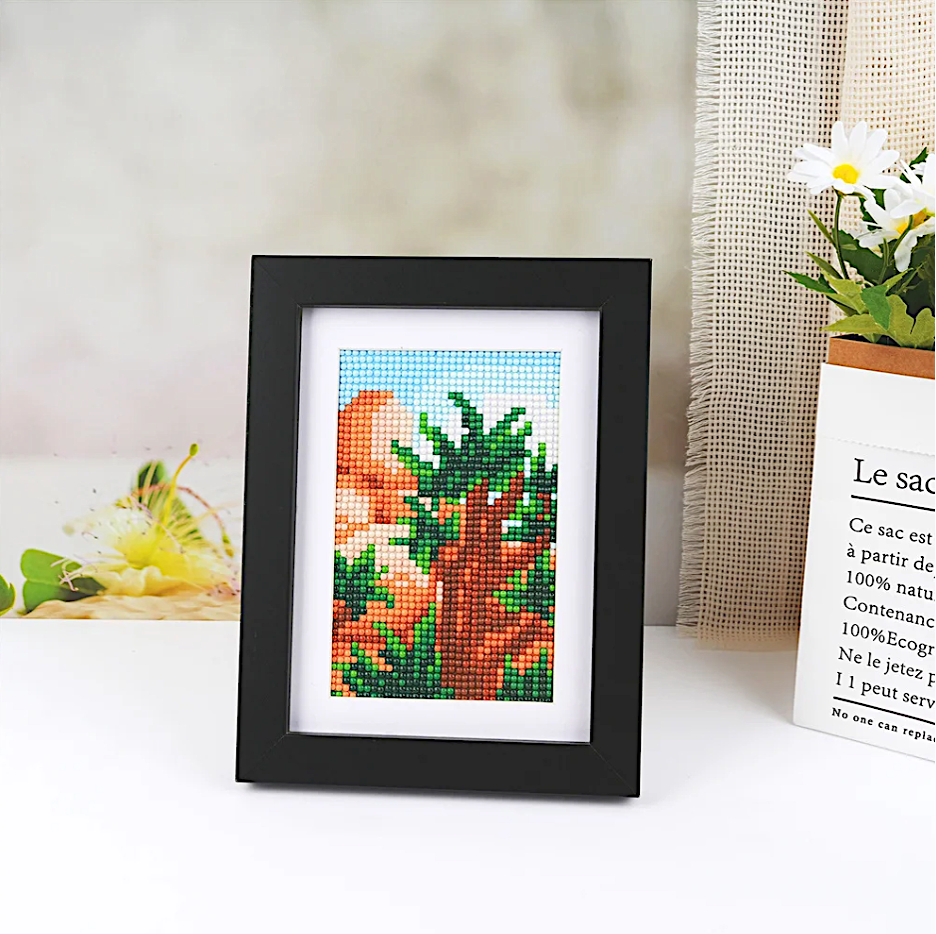 Lot de 10 Mini Diamond Painting – Les merveilles du monde
