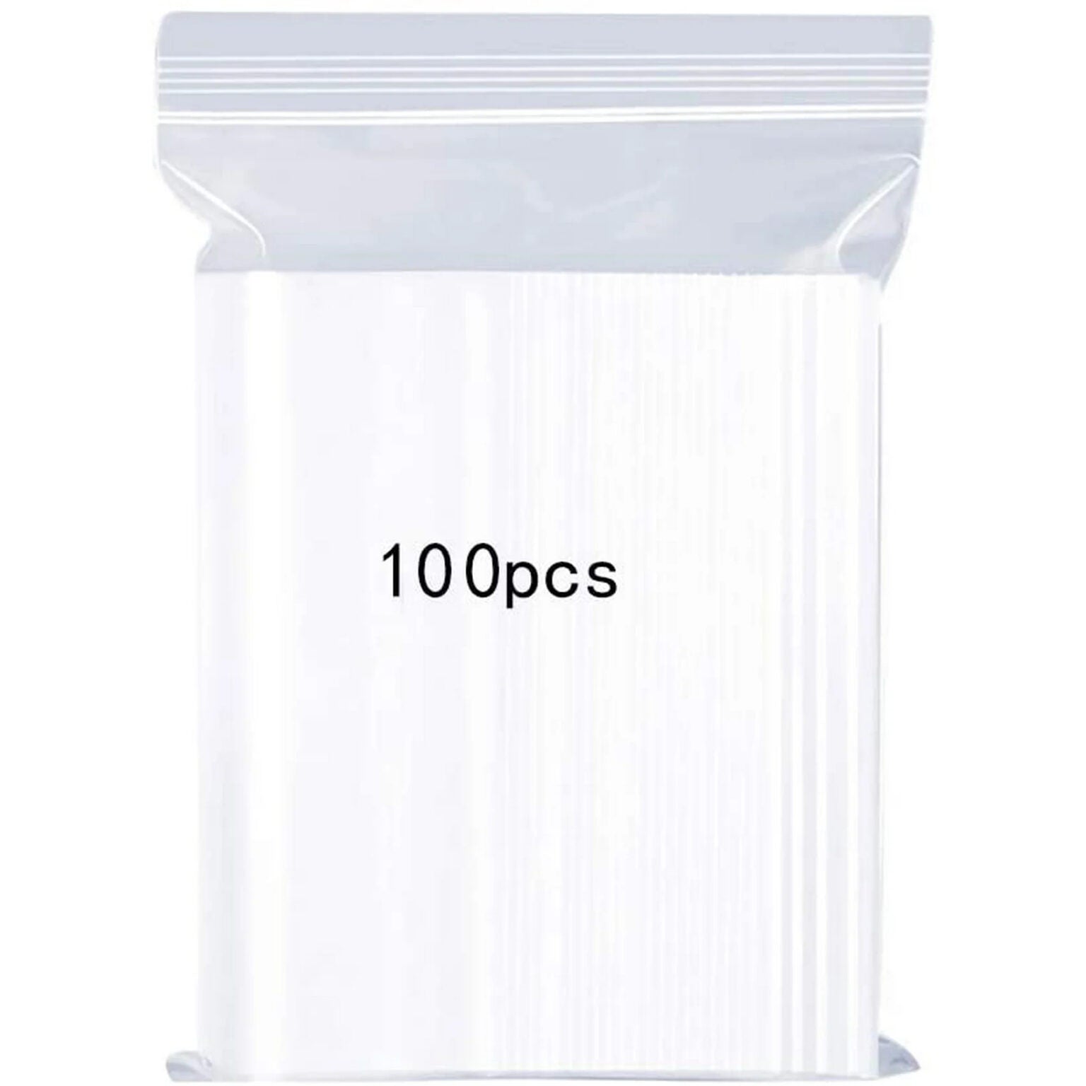 Lot de 100 Sachets Zip Refermables – 6 x 9cm