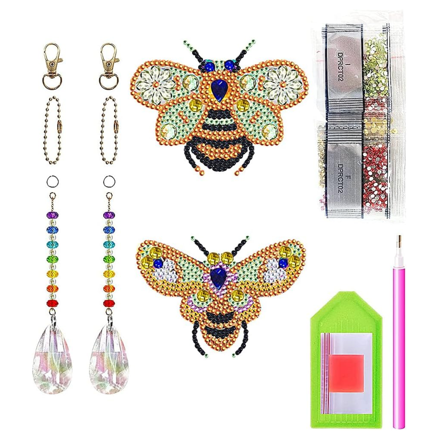 Lot de 2 Attrape-Soleil - Mélodie des Abeilles 🐝🌈