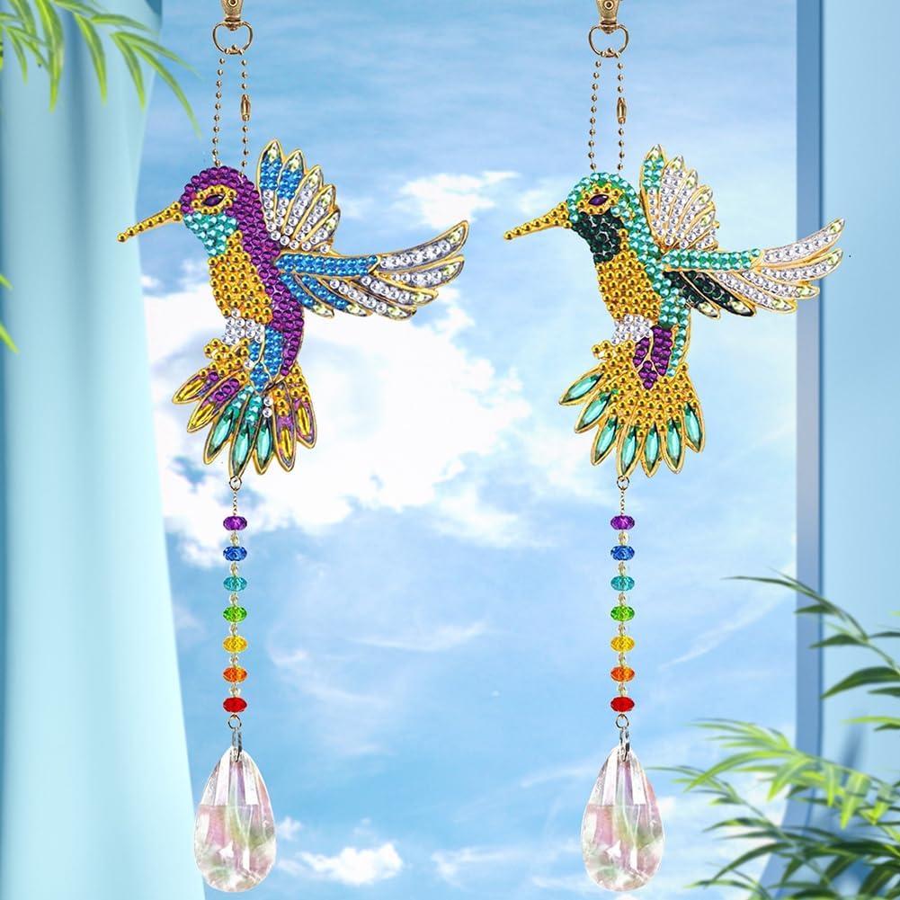 Lot de 2 Attrape-Soleil Colibris 🌸