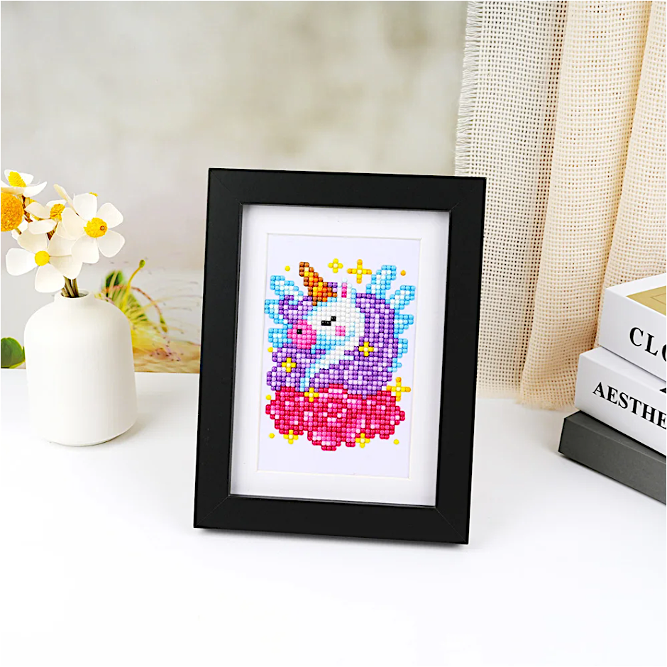 Lot de 8 Mini Diamond Painting – Monde féerique et personnages enchantés