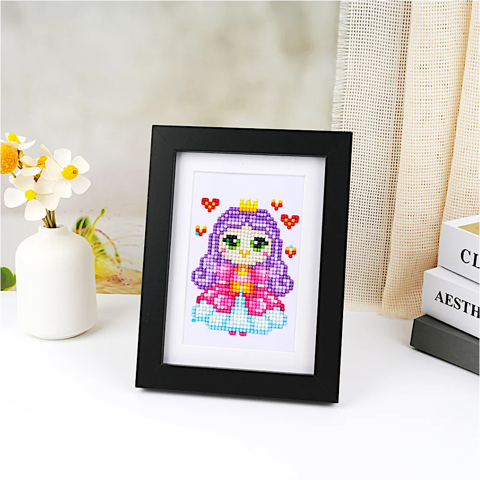 8er Set Mini Diamond Painting – Märchenwelt und verzauberte Figuren