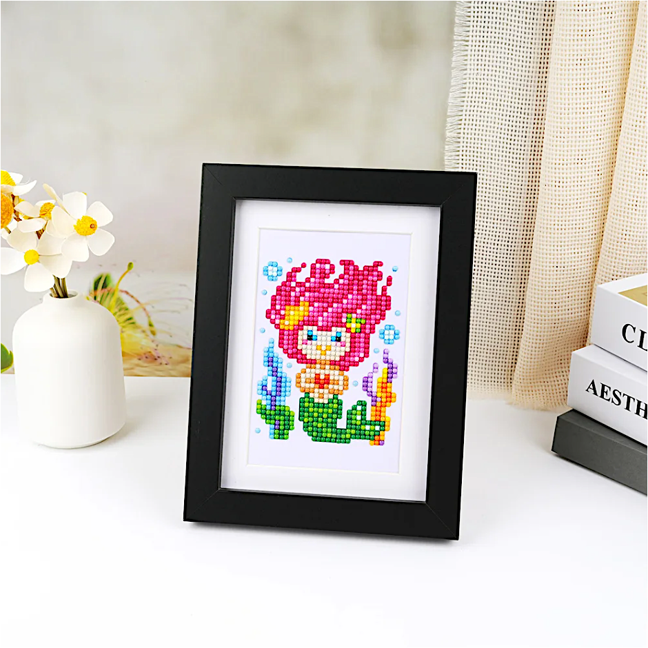 8er Set Mini Diamond Painting – Märchenwelt und verzauberte Figuren
