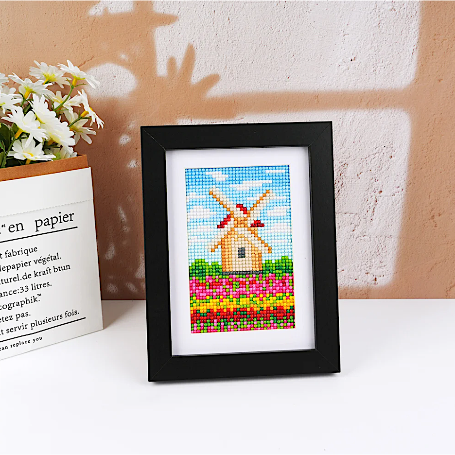 Lot de 6 Mini Diamond Painting – Monuments du monde