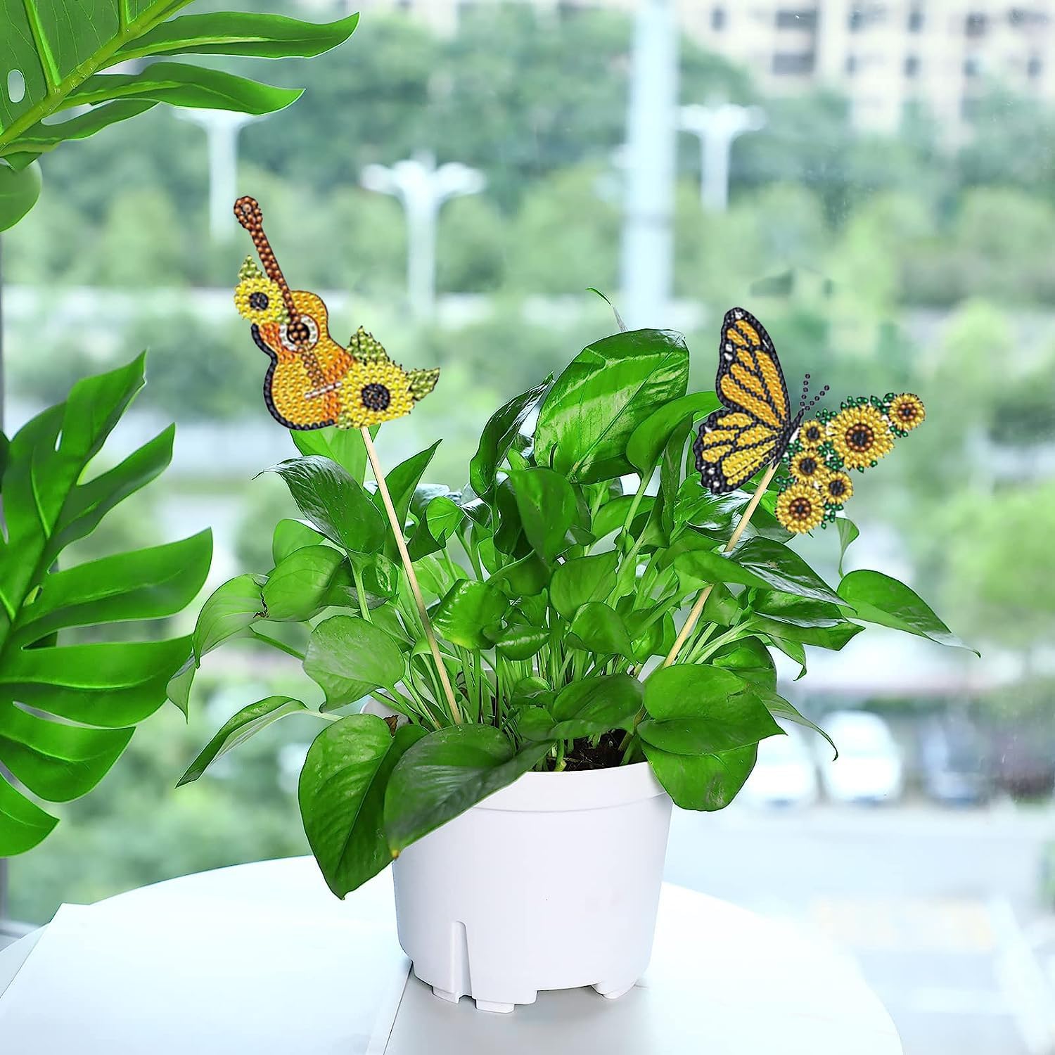 Nains de Jardin et Tournesols – Ornements pour Plantes