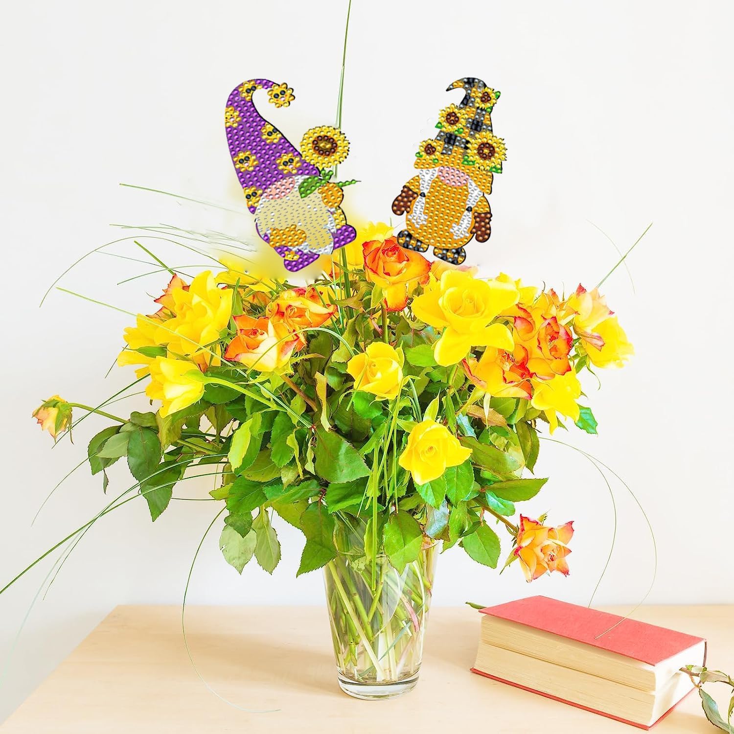 Nains de Jardin et Tournesols – Ornements pour Plantes
