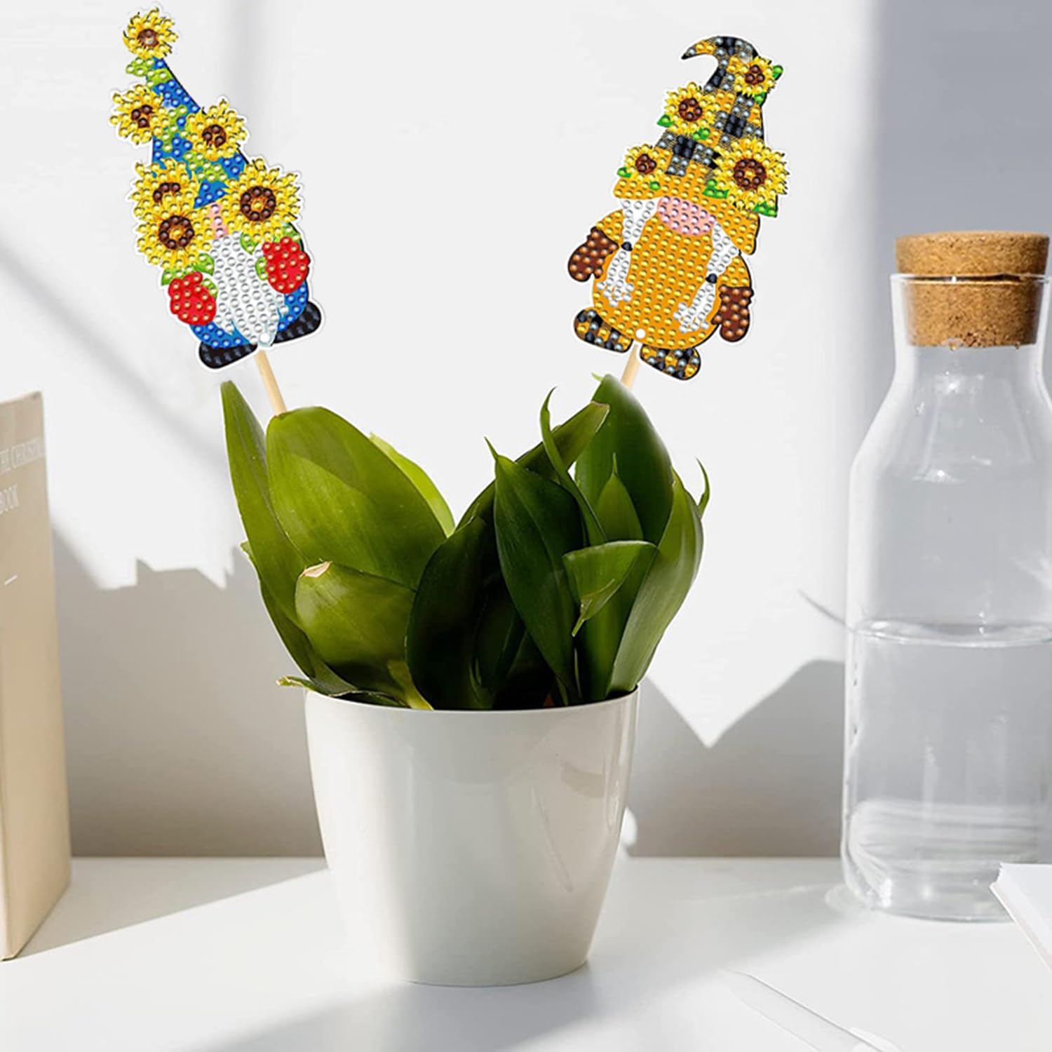 Nains de Jardin et Tournesols – Ornements pour Plantes