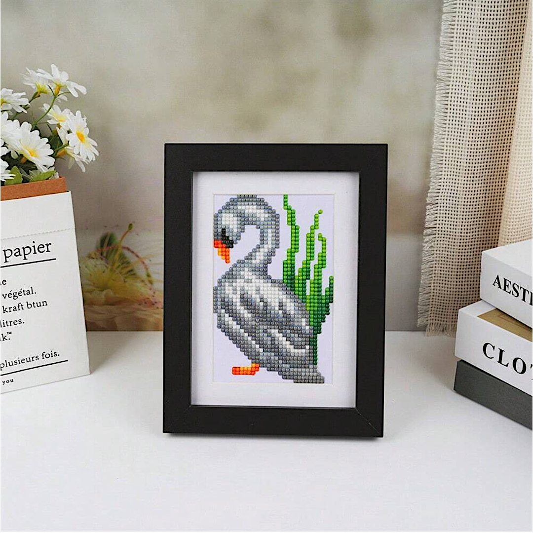 Lot de 8 Mini Diamond Painting – Oiseaux du Monde