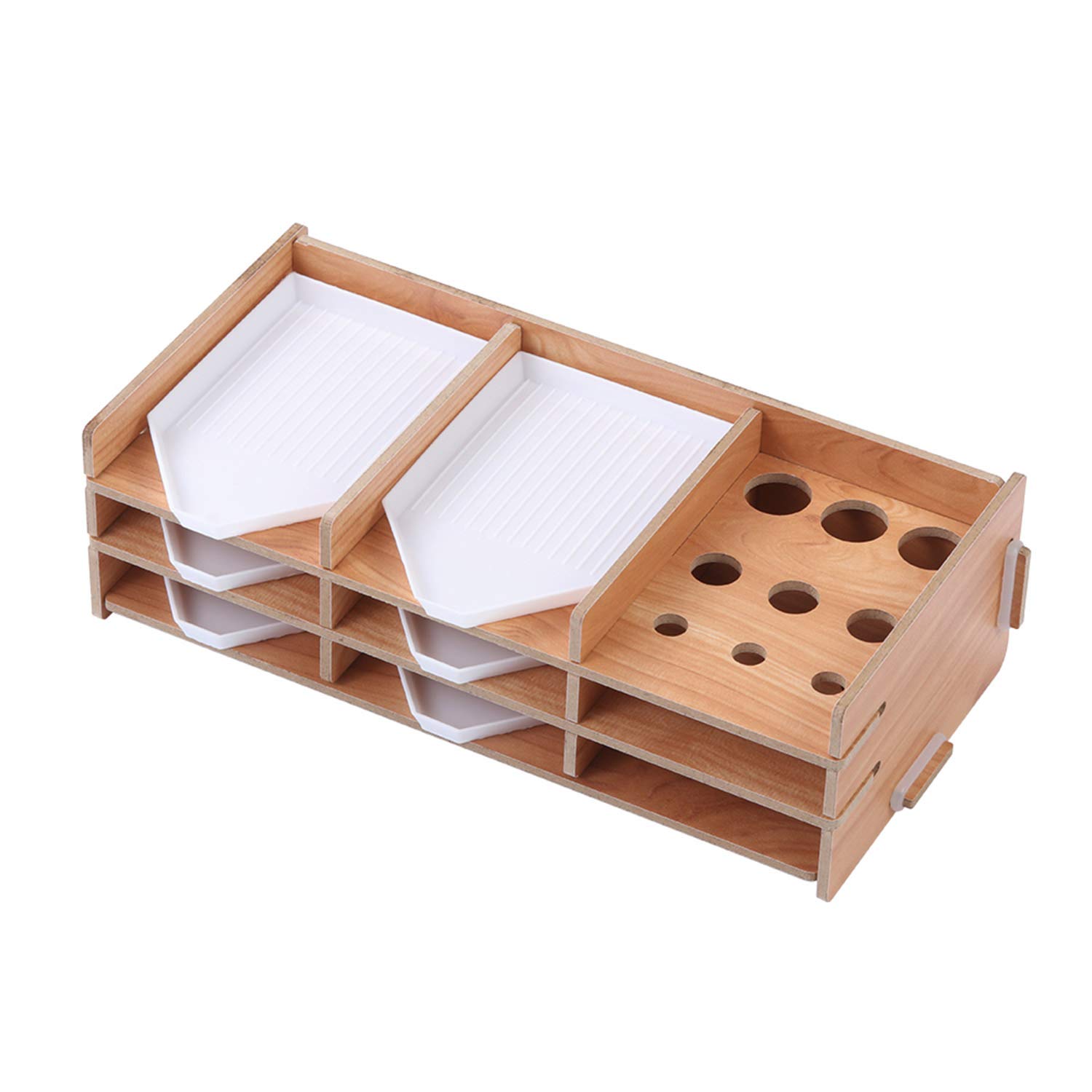 Organisateur en Bois pour Plateaux de Diamond Painting – 6 ou 12 Plateaux
