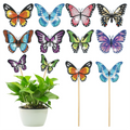 Papillons Étincelants - Décoration pour Plantes