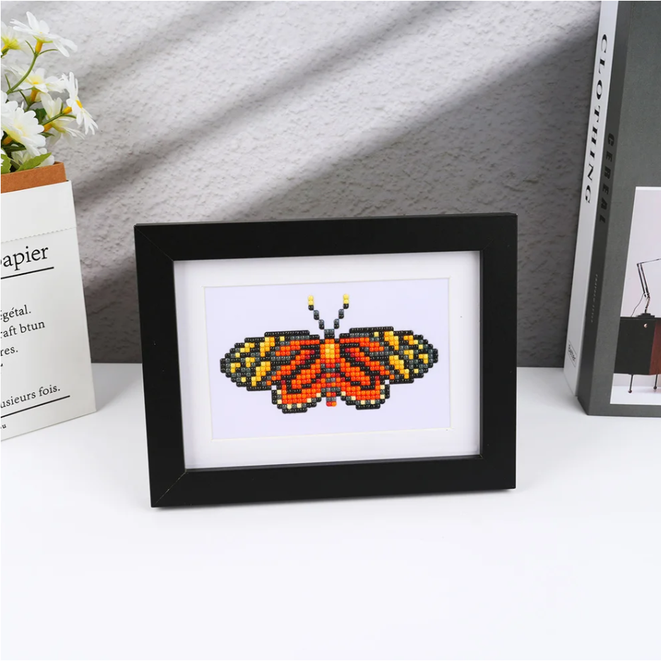 Lot de 6 Mini Diamond Painting – Papillons du Monde 🦋