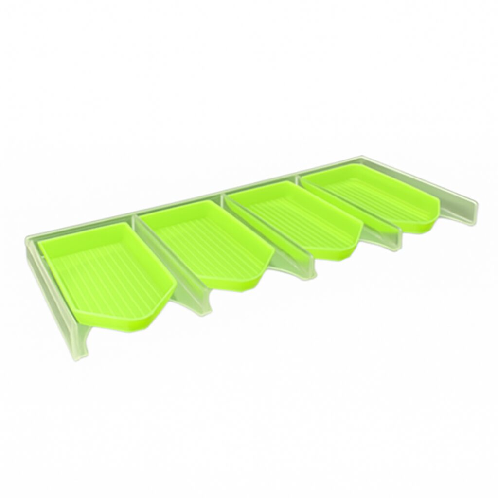 Plateau de tri empilable transparent et pratique