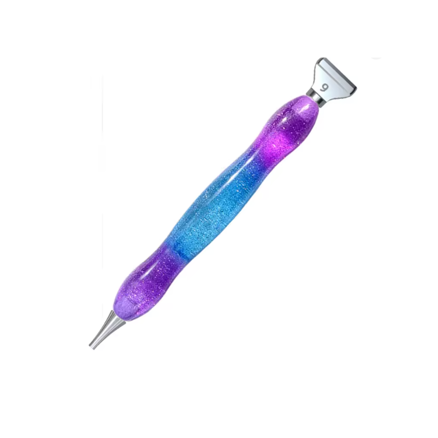 Stylo marbré et à paillettes (différents motifs)
