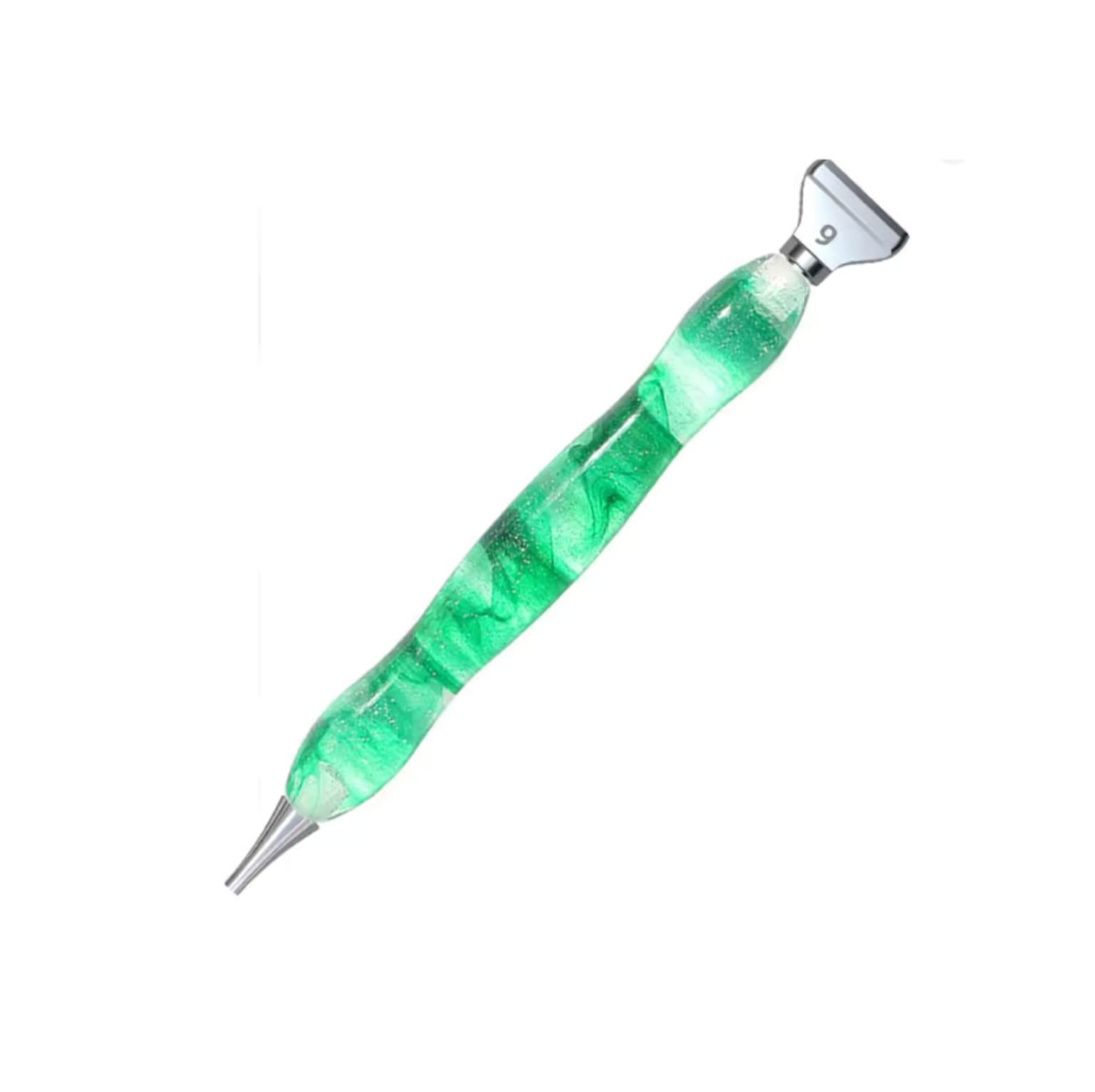 Stylo marbré et à paillettes (différents motifs)