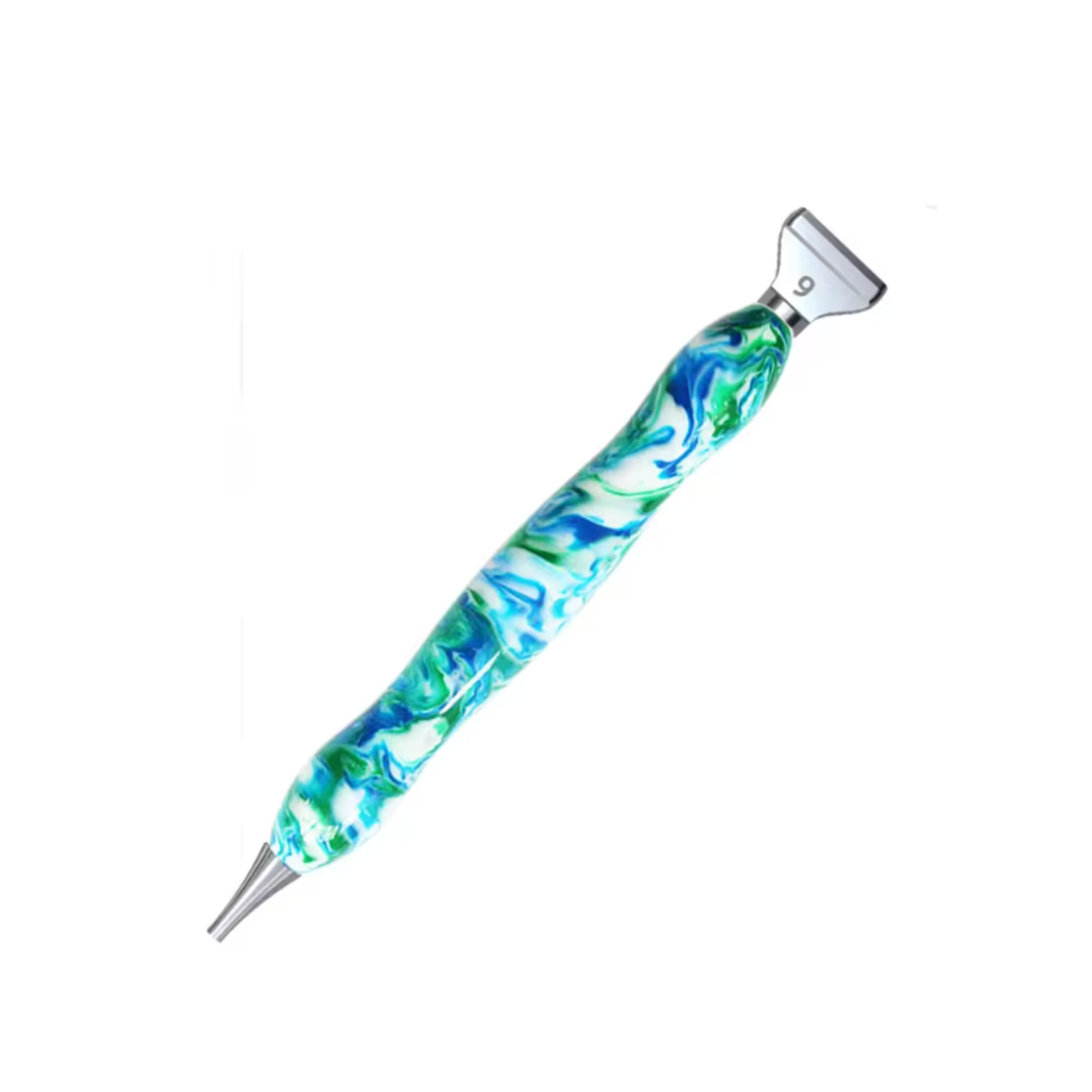 Stylo marbré et à paillettes (différents motifs)