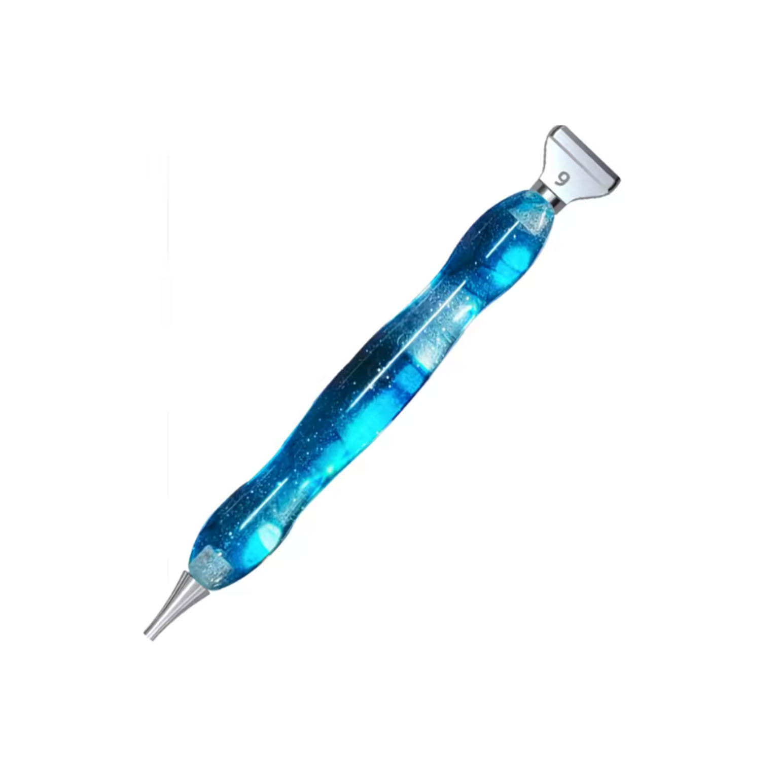 Stylo marbré et à paillettes (différents motifs)