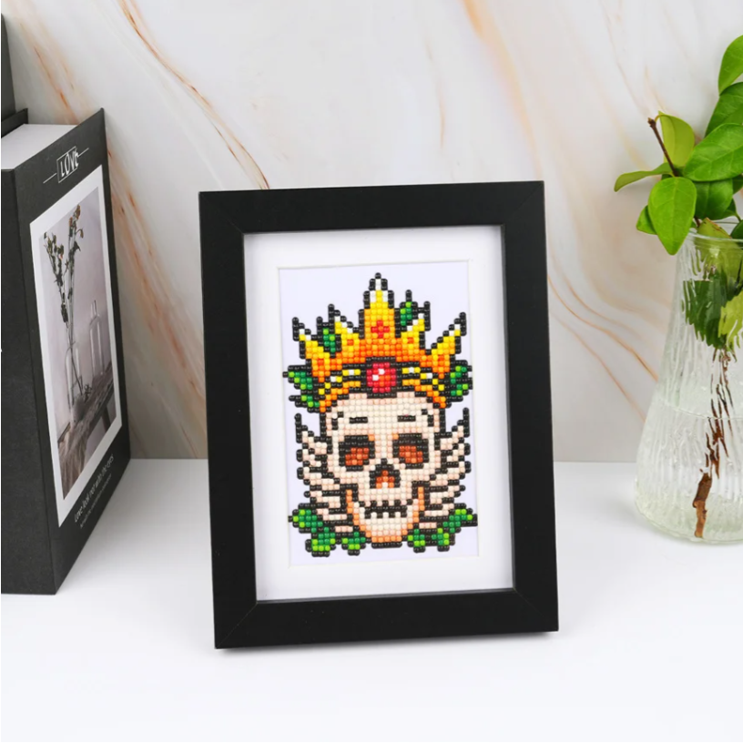 12er-Pack Mini-Diamond-Painting – Vintage-Tattoos